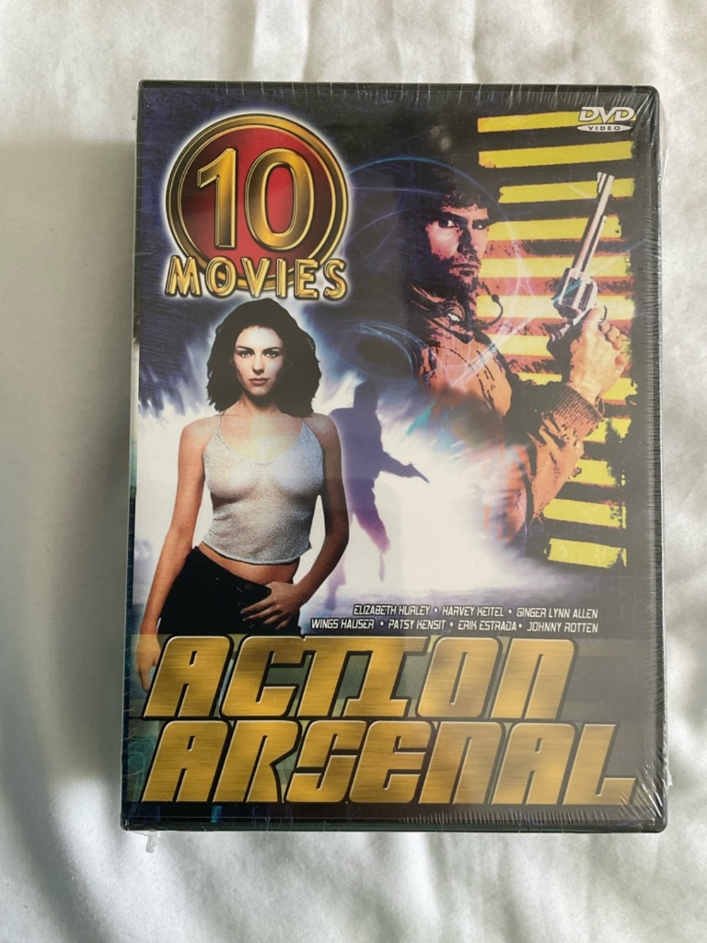 Action Arsenal 10 Movies DVD Box Set - Blue, Gold, White